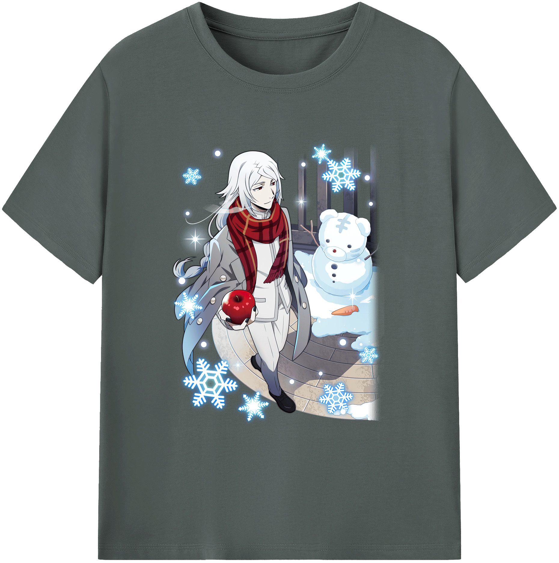 （画像用） 文豪ストレイドッグス Bungo Stray Dogs 綿100％ メンズ半袖Tシャツ｜肌触りやわらか＆通気性
